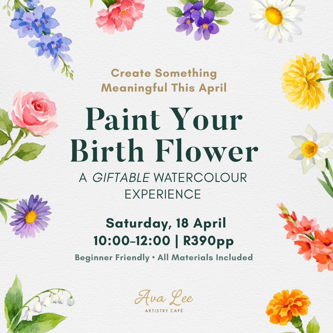Paint Your Birth Flower – Personalised Watercolour Workshop