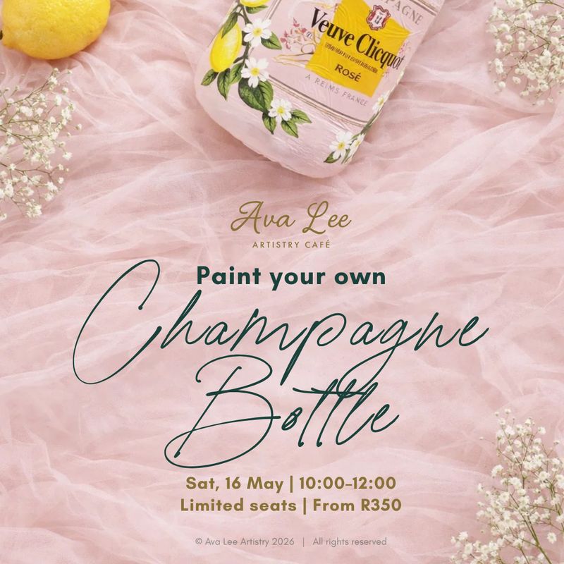 Paint Your Own Champagne Bottle