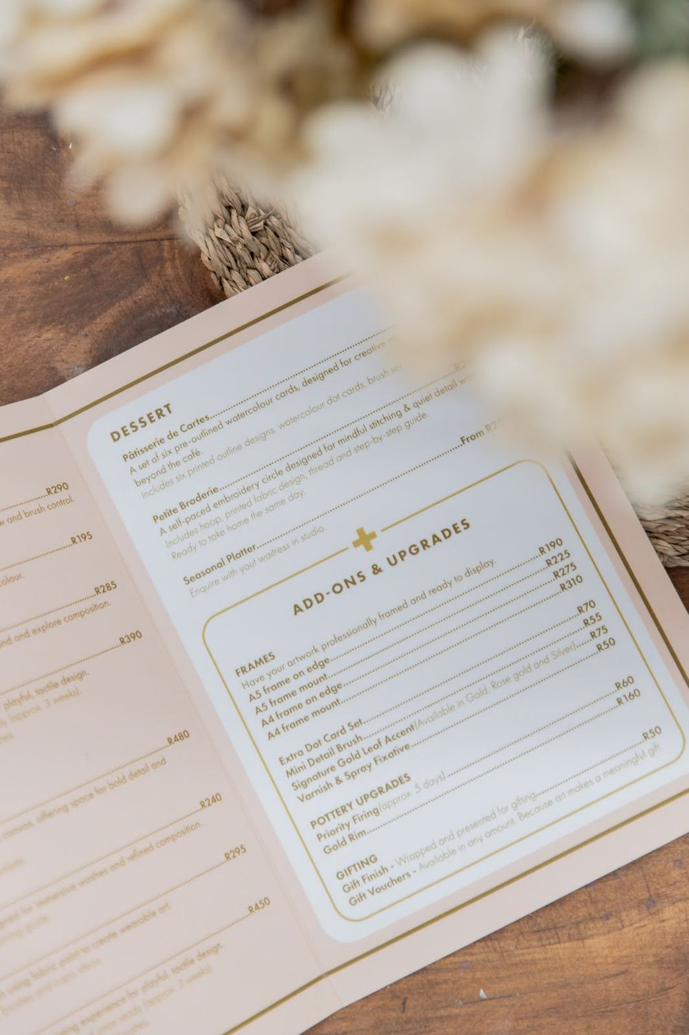 Artistry Café Reservation