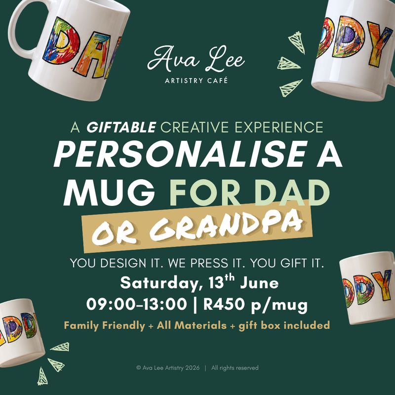 Father’s Day Mug Workshop - Design &amp; Press Experience
