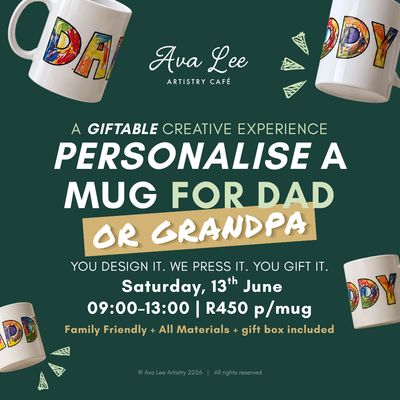 Father’s Day Mug Workshop - Design & Press Experience