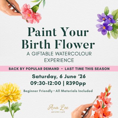 Paint Your Birth Flower - A Giftable Watercolour Experience