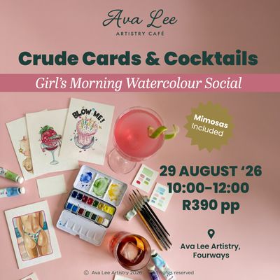 Crude cards &amp; Cocktails