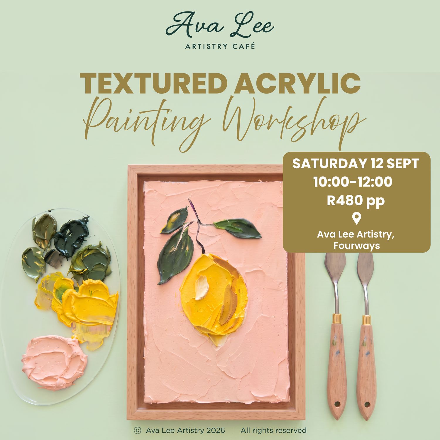 Textured acrylic