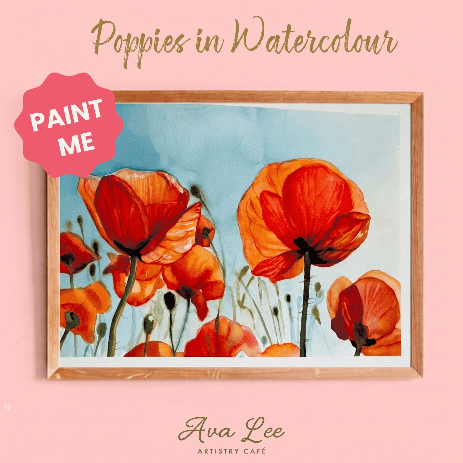 Aperitif Watercolour - Field of poppies