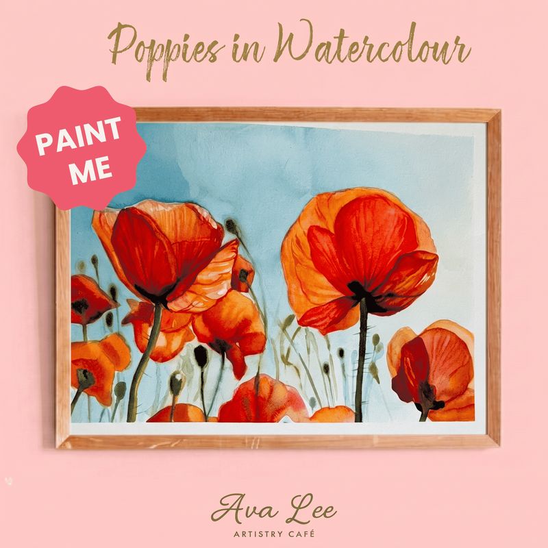 Aperitif Watercolour - Field of poppies