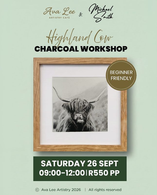 ​Highland Cow Charcoal Workshop with Michael Smith