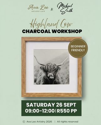 ​Highland Cow Charcoal Workshop with Michael Smith