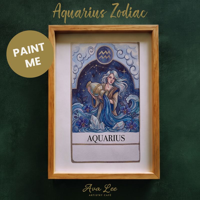 Zodiac sign workshop (Aquarius)
