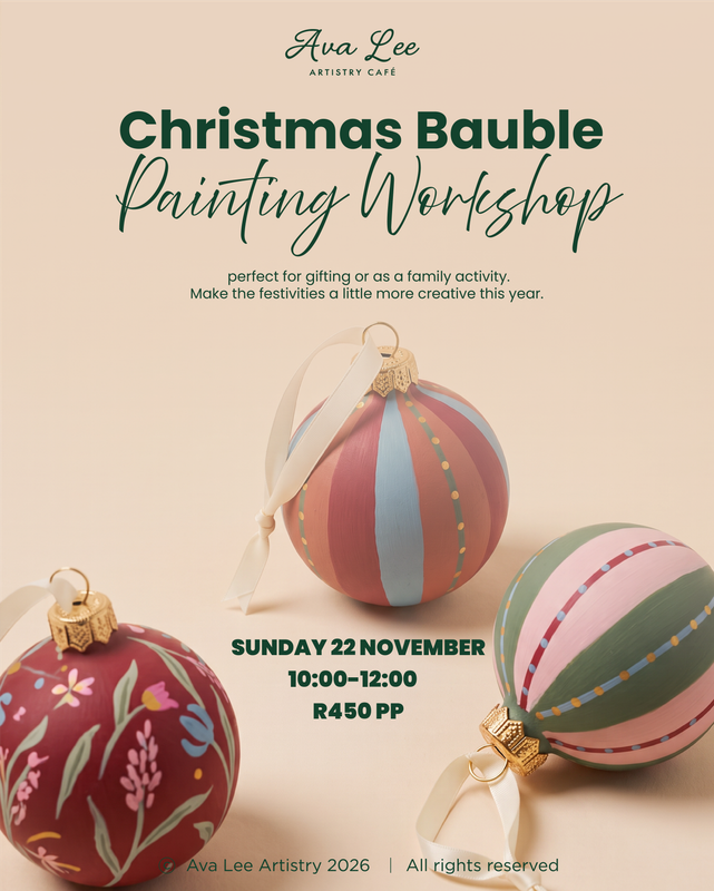 Christmas Bauble Painting workshop