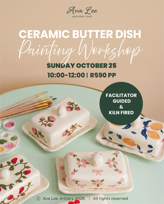 Ceramic Butter Dish Painting Workshop