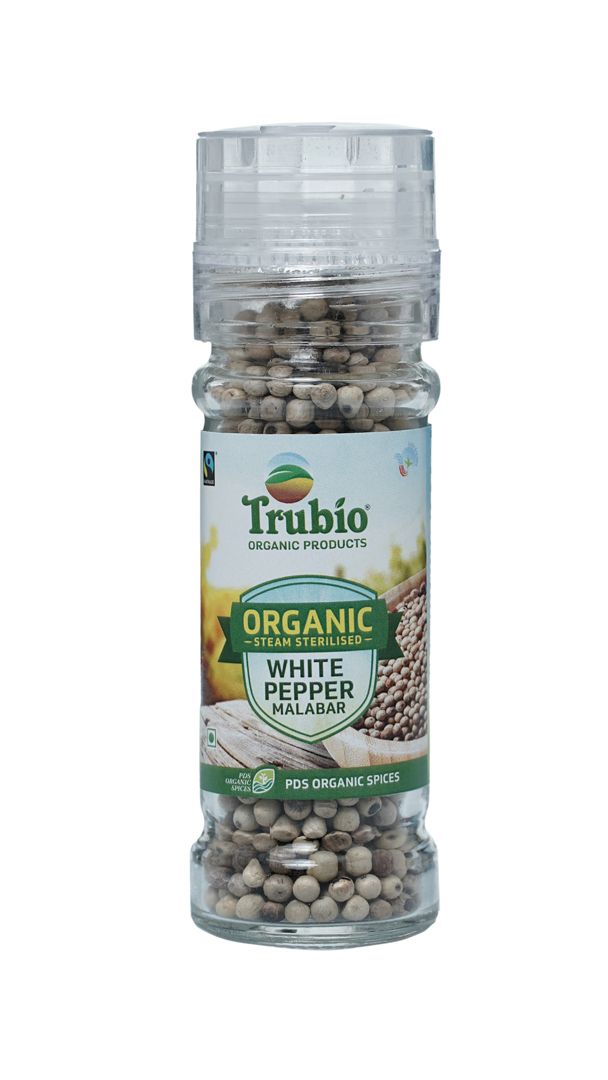 White Pepper Whole Malabar Bottle