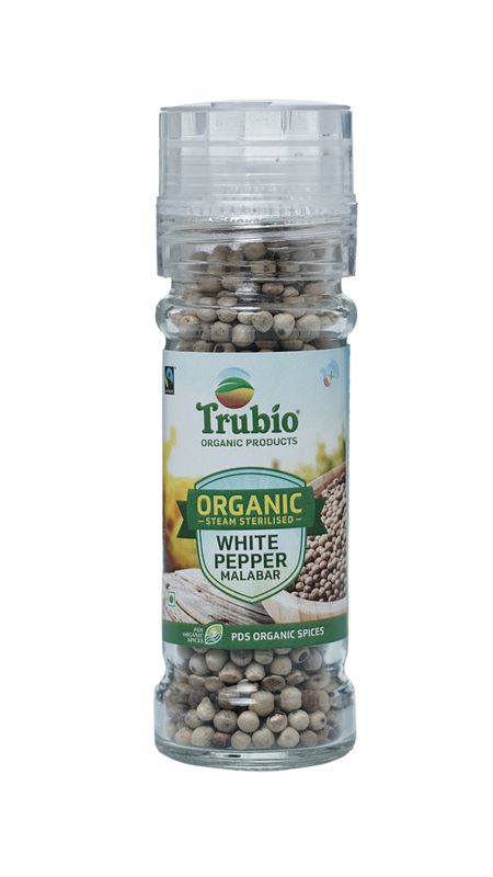White Pepper Whole Malabar Bottle