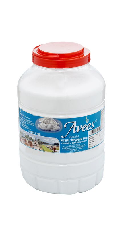 Idiyappam / Pathiri Flour 5kg Tin - Avees