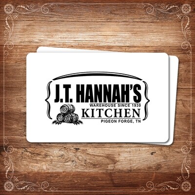 JT Hannah's Kitchen Gift Card