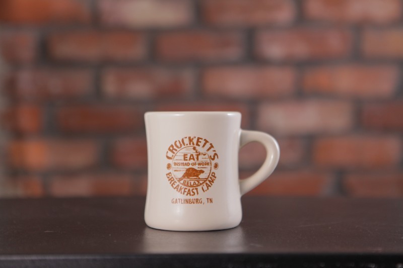 Crockett's Breakfast Camp Logo Mug