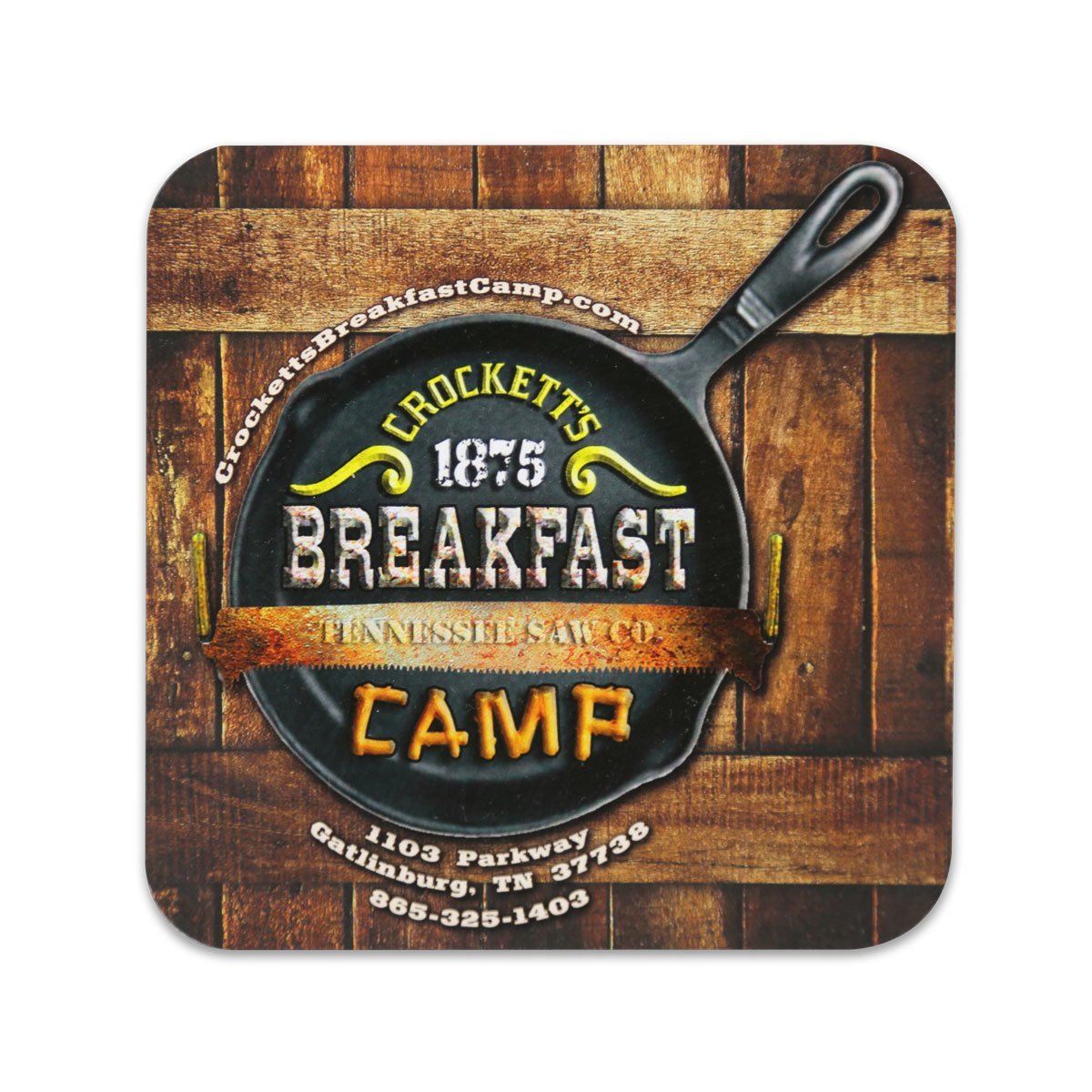Crockett's Breakfast Camp Magnet