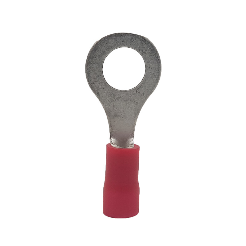 PreInsulated Ring Terminal 6.0mm Red (100/Pkt)