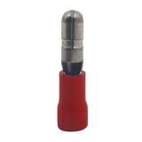 Pre-Ins TwinGrip Male Bullet Disc 4x8.5mm Red (100/Pkt)