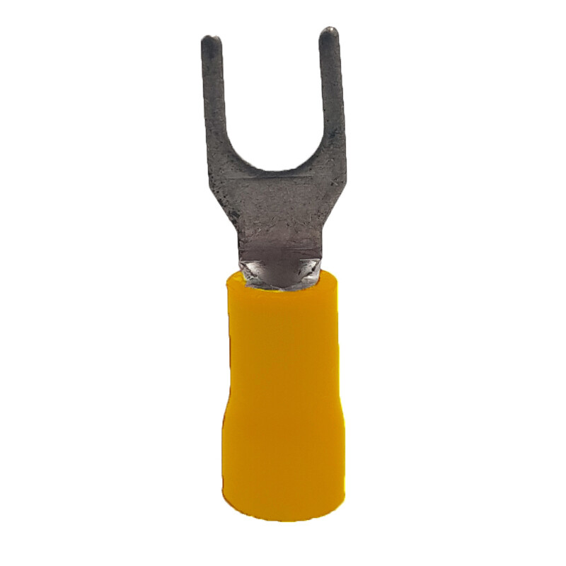 PreInsulated Spade Terminals 5.3mm Yellow (100/Pkt)