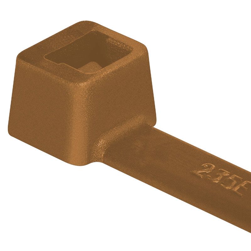 T18RBN (Brown) Cable Ties - 100x2.5mm (Std Bag - 100/Pkt)