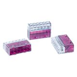 Helacon 6 Way Connector - Violet (50/Pkt)