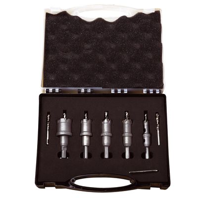 Tungsten Holesaw Kit: 8 Piece