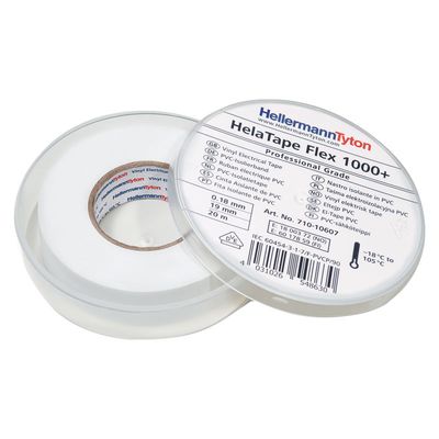 Hela Tape Flex1000 19x0.18mm - White (1/Pkt)