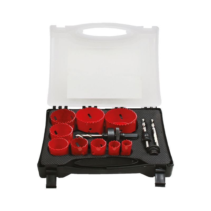 Bi-Metal Holesaw Kit: 13 Piece