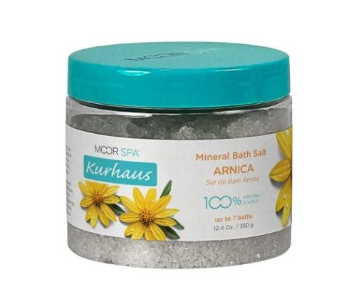 Kurhaus Mineral Bath Salt, Arnica 12.4 oz