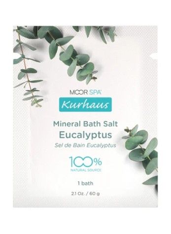 Kurhaus Mineral Bath Salt, Eucalyptus 2.1 oz
