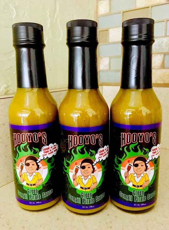 Green Somali Pirate Sauce- 3x Bundle