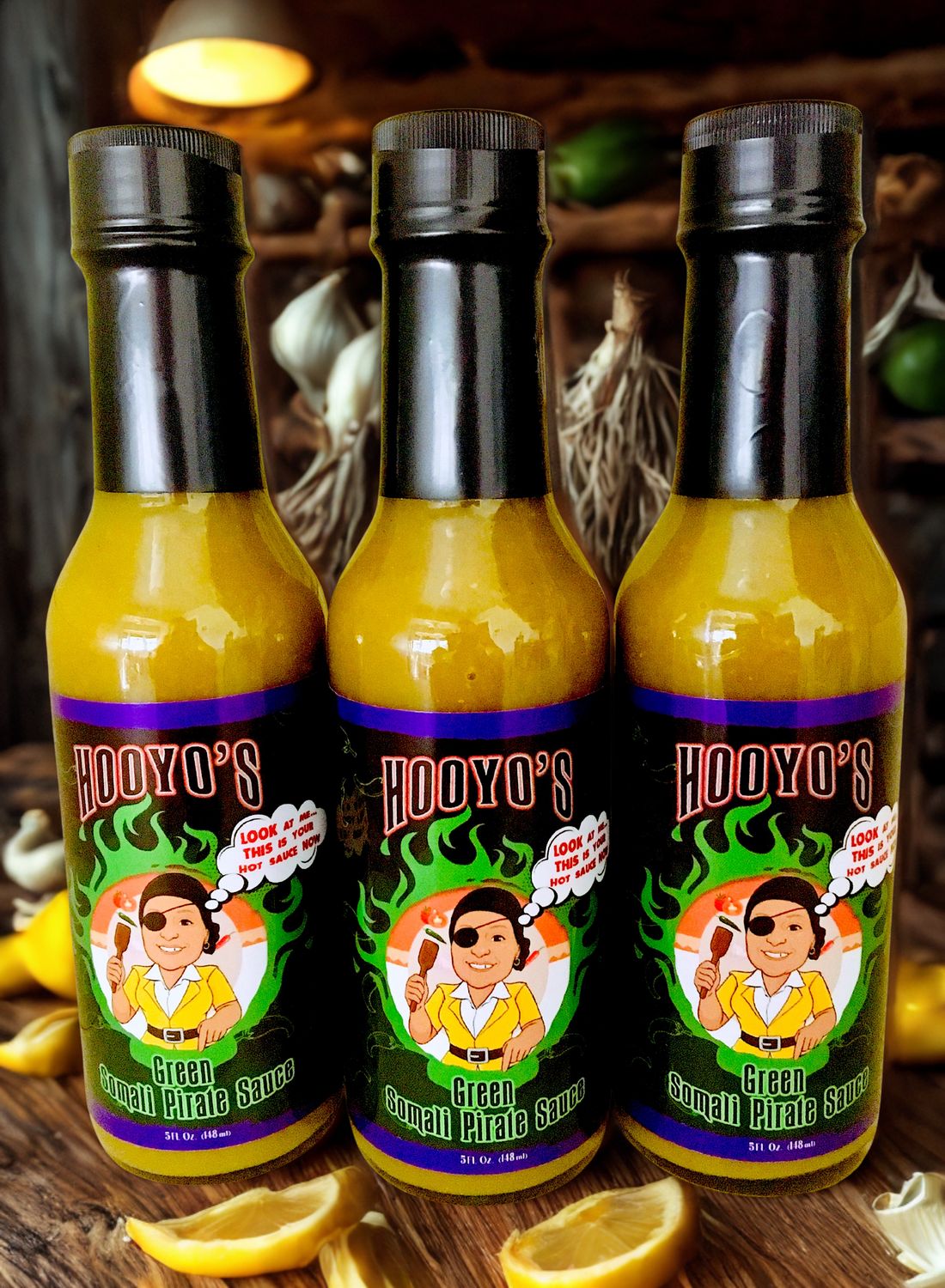 Green Somali Pirate Sauce- 3x Bundle