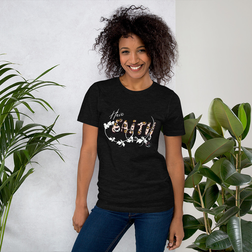 Cheetah Faith Short-Sleeve Unisex T-Shirt