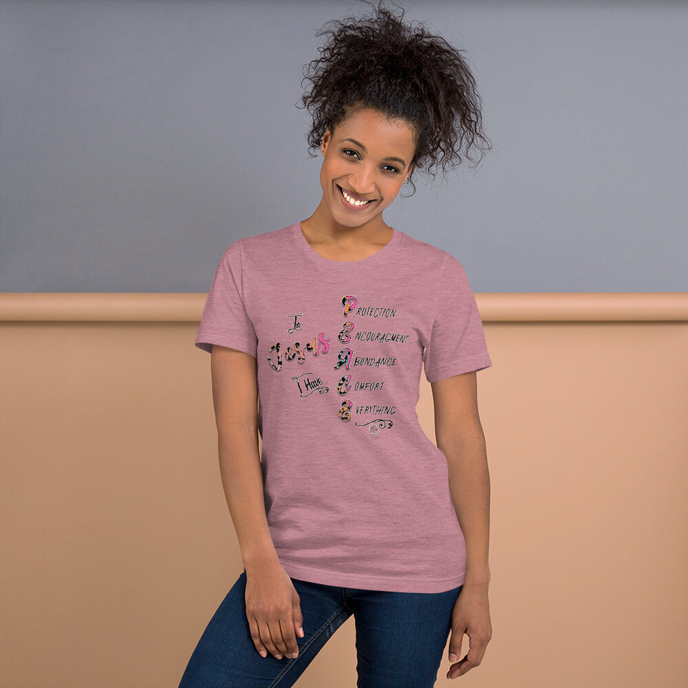 Peace Pink Leopard Short-Sleeve Unisex T-Shirt