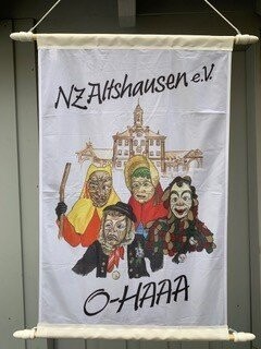 Fahne NZ Altshausen e.V. weiß