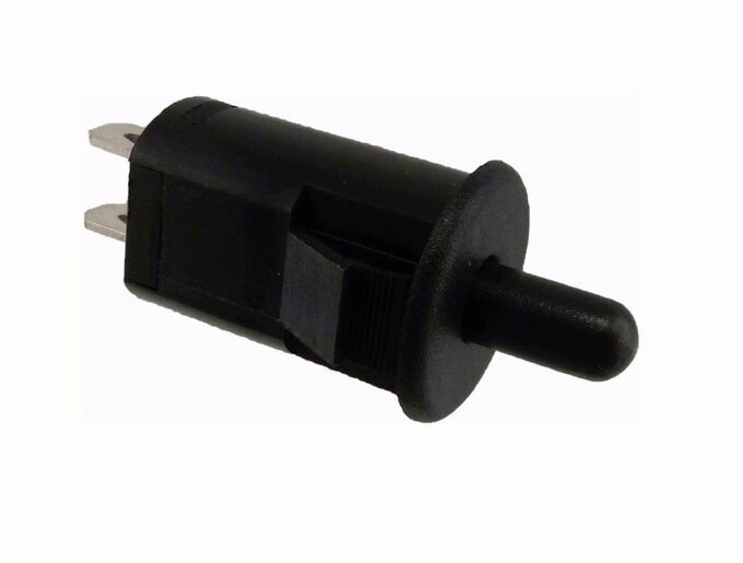 Push button switch, black
