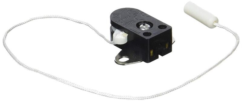 Pull switch with cord, 2 A, 250 V ~, switch with 2-hole plate Pull switch with cord, 2 A, 250 V ~, switch with 2-hole plate
