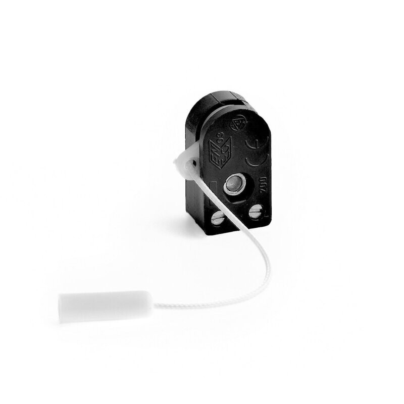 Installation pull switch with cord and white bracket, 2 A, 250 V ~ Installation pull switch with cord and white bracket, 2 A, 250 V ~