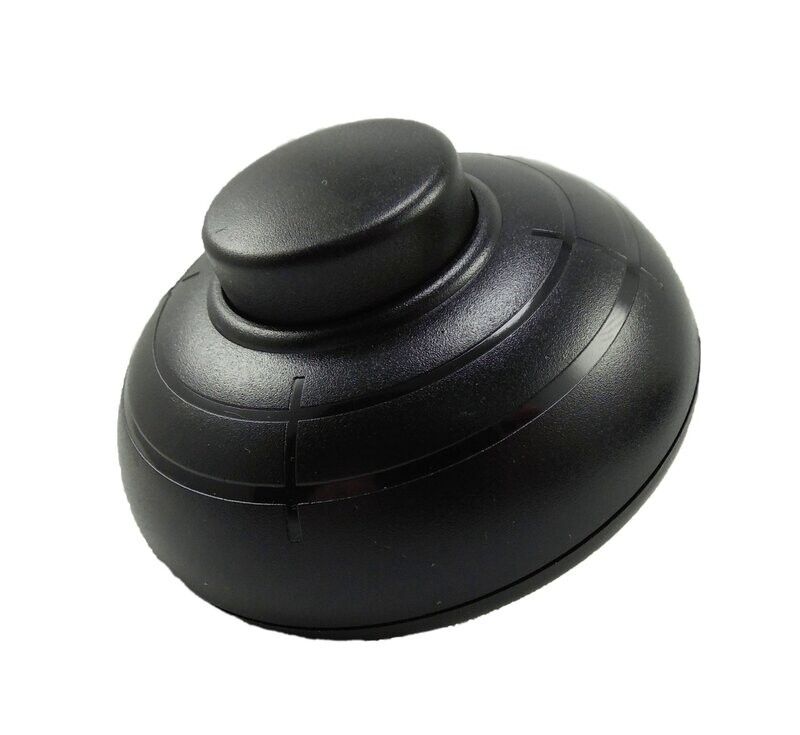 Foot switch, 3-pole (2), 250V, 2A, cord switch for 2- or 3-wire cables, black