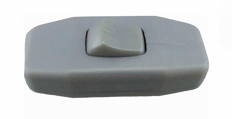 Intermediate switch with strain relief real 2-pole, 6 A 250 V ~, fits for LED SMD