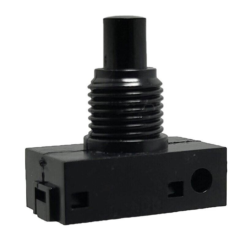 Built-in pressure switch with plug connection for lamps 250V 2A black Built-in pressure switch with plug connection for lamps 250V 2A black