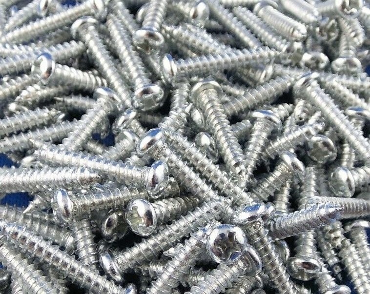 Chipboard screws 3x20 mm round head cross recess 100 pieces, galvanized Chipboard screws 3x20 mm round head cross recess 100 pieces, galvanized