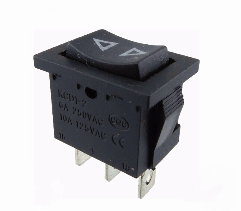 Rocker switch ON / OFF / ON built-in 19.5 x12.5mm switch does not lock, momentary