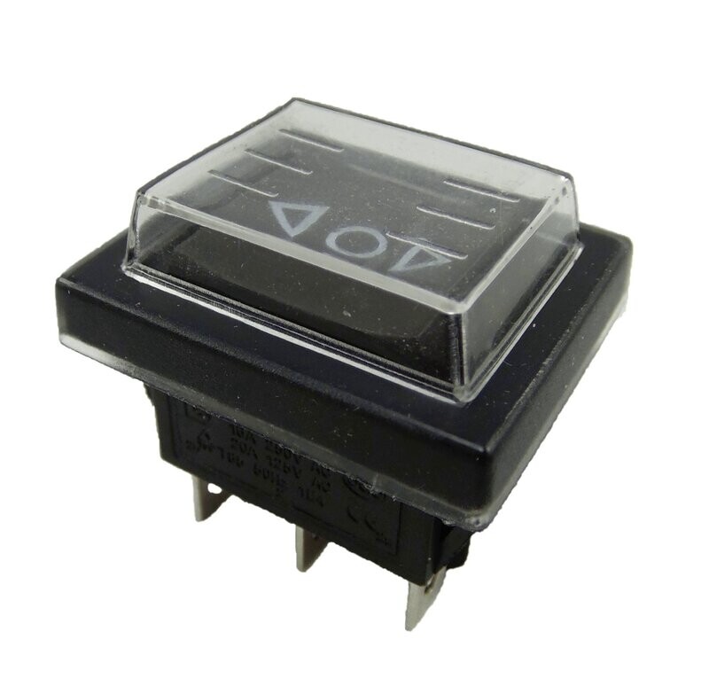 Rocker switch BUTTONS ON / OFF / ON built-in 28.5 x21.5mm also as a replacement for lawn mowers