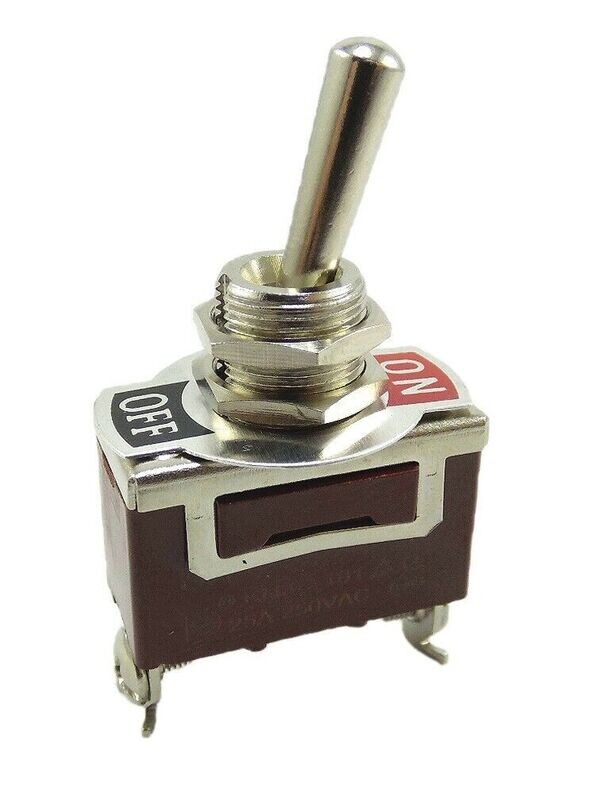 Toggle switch ON-OFF 25A / 250V 2 positions with screw contacts, switch Toggle switch ON-OFF 25A / 250V 2 positions with screw contacts, switch