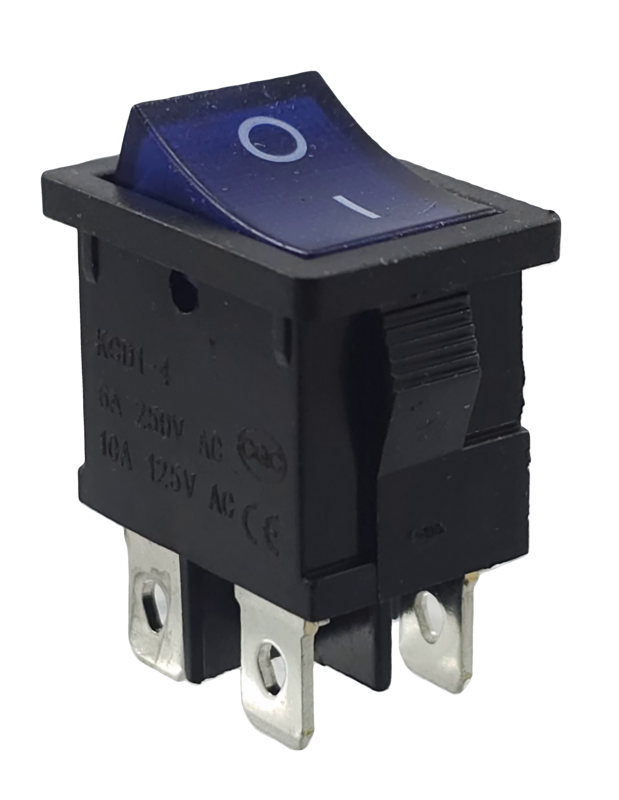 Rocker switch 19 x 13 mm, 4 pin, illuminated, with color selection Rocker switch 19 x 13 mm, 4 pin, illuminated, with color selection