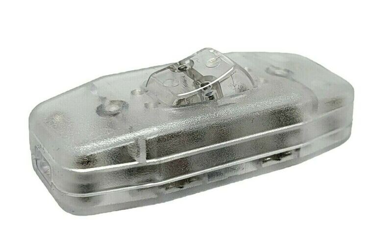 Intermediate switch with strain relief real 2-pole, 6 A 250 V ~, fits for LED SMD Intermediate switch with strain relief real 2-pole, 6 A 250 V ~, fits for LED SMD