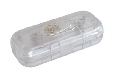 Zwischenschalter transparent, 3-polig(2), 6 A, Paßt für LED, Mit Zugentlastungen