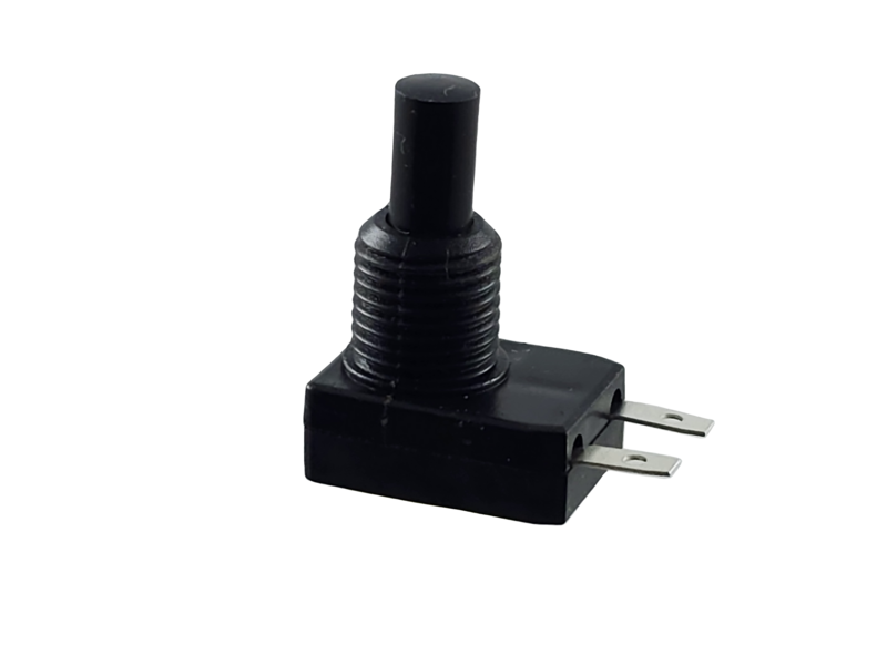 Pressure switch with mounting nut and solder connection 250V 2A Black Pressure switch with mounting nut and solder connection 250V 2A Black